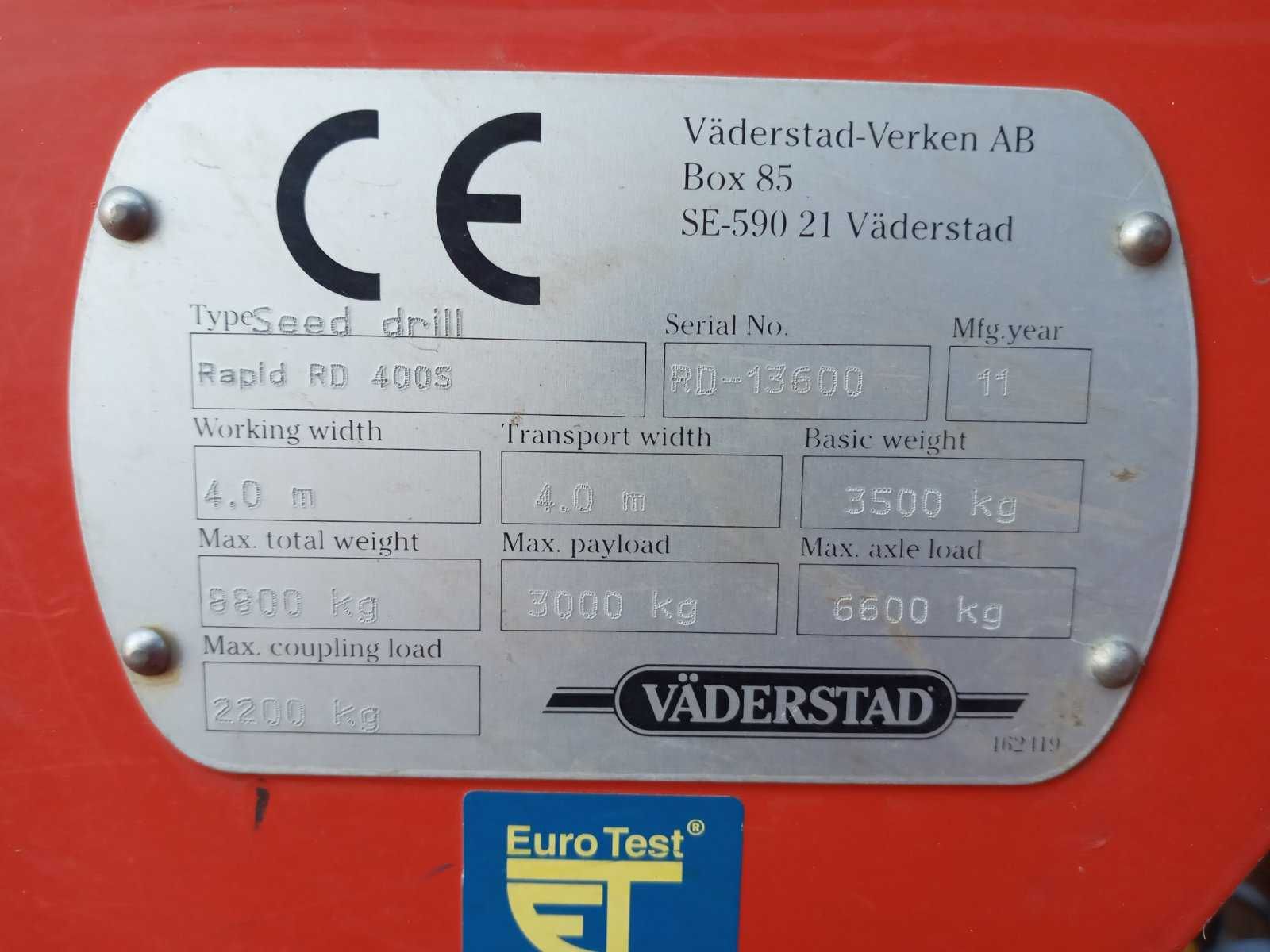 Vaderstad Rapid 2011