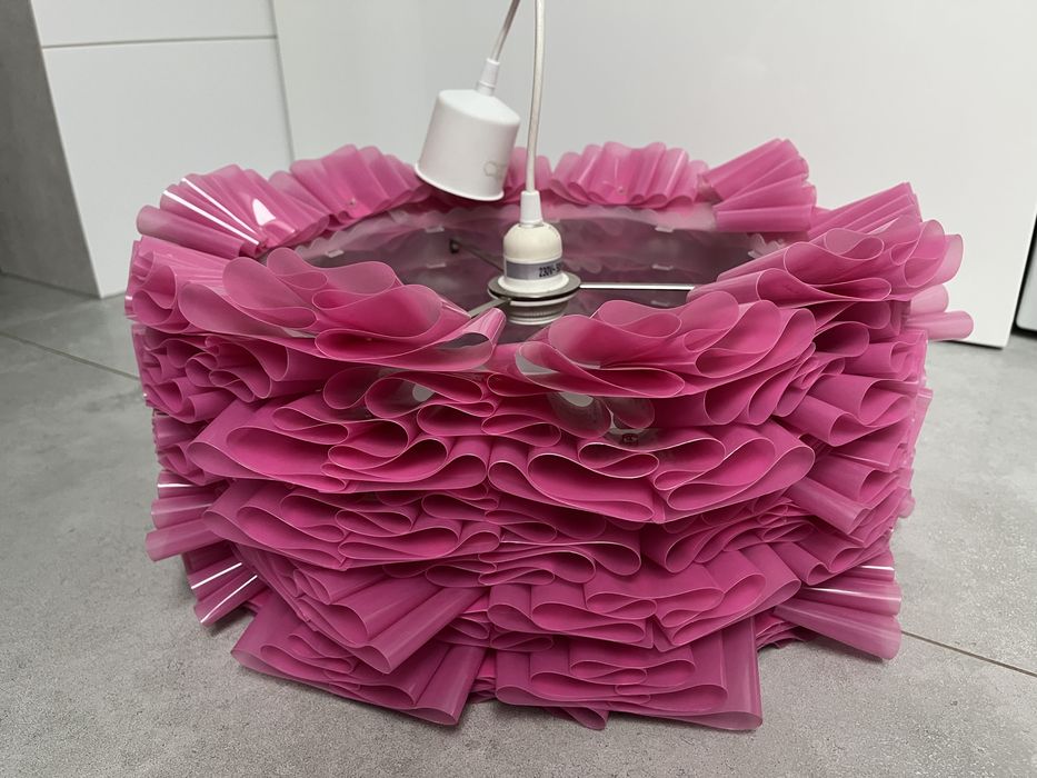 Lampa sufitowa różowa dla dziewczynki