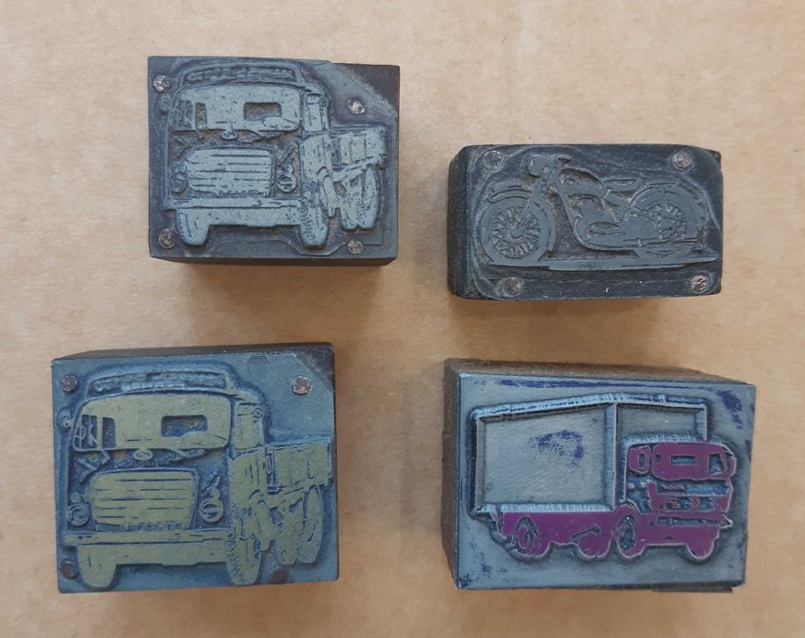 Moldes/Carimbos de Tipografia para Impressão em Offset