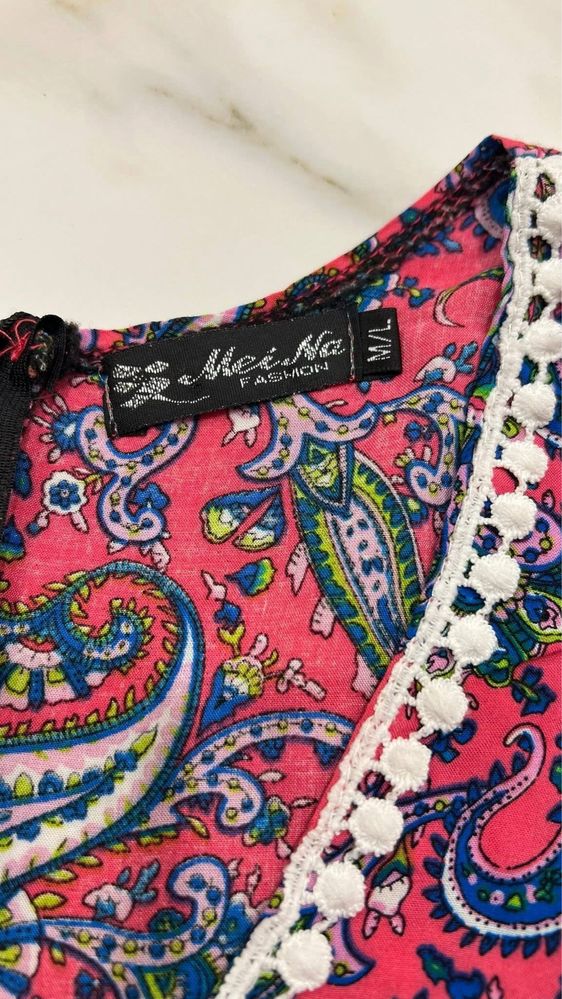 Letni kombinezon w stylu boho M/L