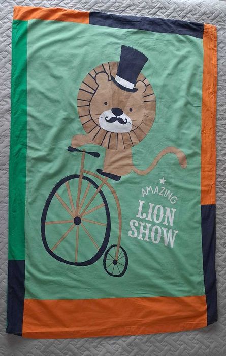 Komplet pościeli dla chłopczyka 120x80 i 60x40 Stan Bdb