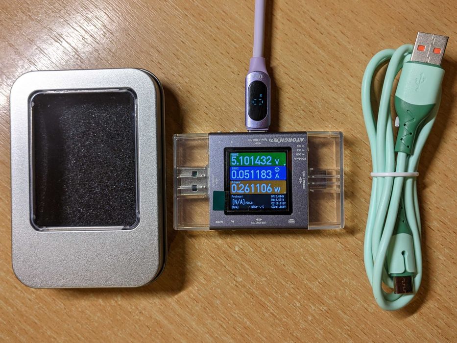 USB тестер Atorch TU13 + кабель в подарунок
