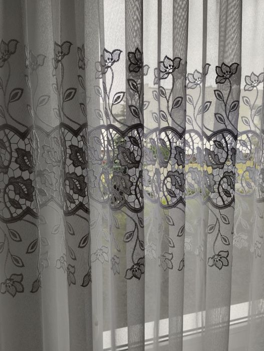 Firana żakardowa 160x160 gotowa