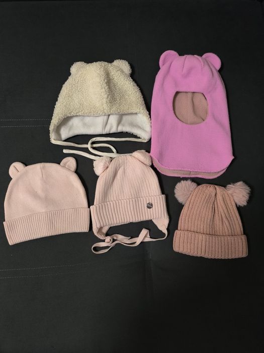 Шапки для дівчинки 1 2 3 роки