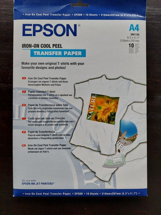 Epson Transfer Paper nadruki na koszulki