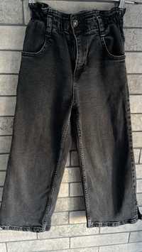 Чорні джинси палаццо на дівчинку 122см