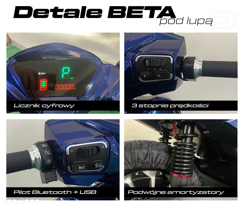 Skuter Elektryczny BLINC BETA 2000W , Nowy , Raty