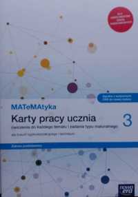 Matematyka 3 LO Karty pracy ucznia ZP Nowa Era