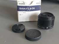 Obiektyw Sigma 19mm f/2.8 micro 4/3 do Lumix gh4 gh5 gh6 i innych