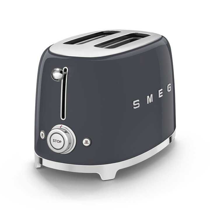 Тостер Smeg TSF01GREU графітовий / сірий 950 Вт