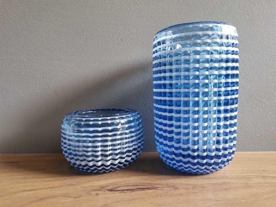 Stare wazony 2 sztuki Ząbkowice Jan Sylwester Drost design PRL