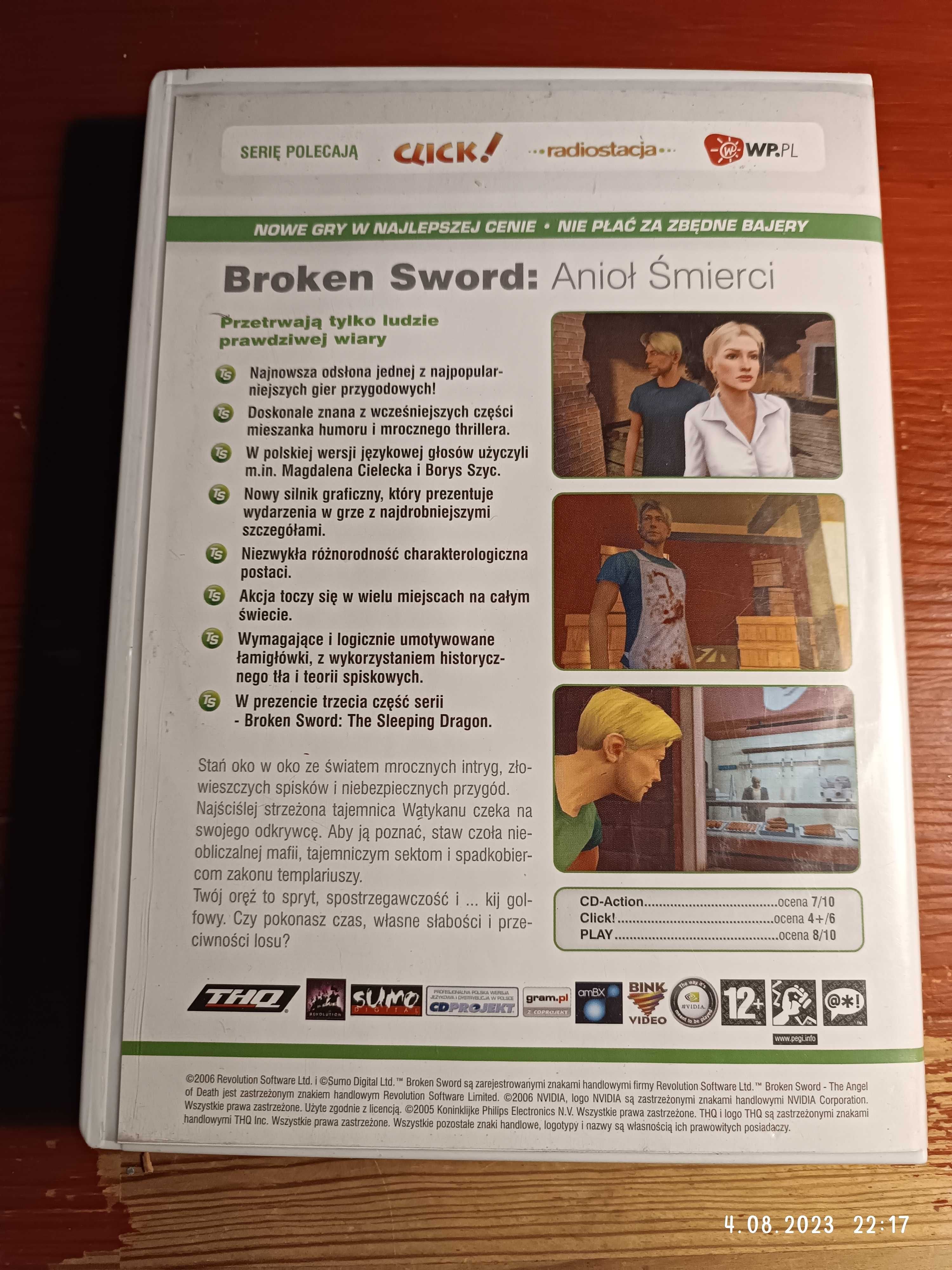 Broken Sword: Anioł Śmierci PC