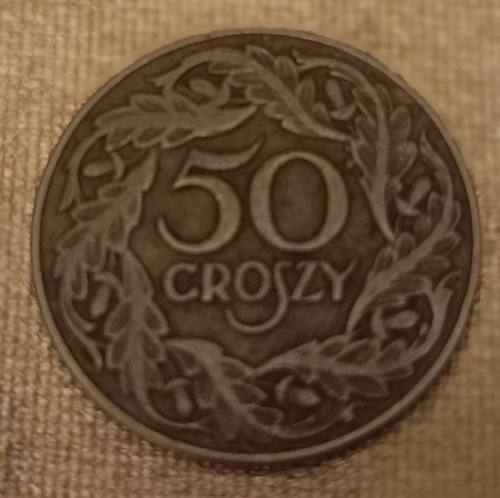 Moneta 50 groszy Polska 1923 – nikiel