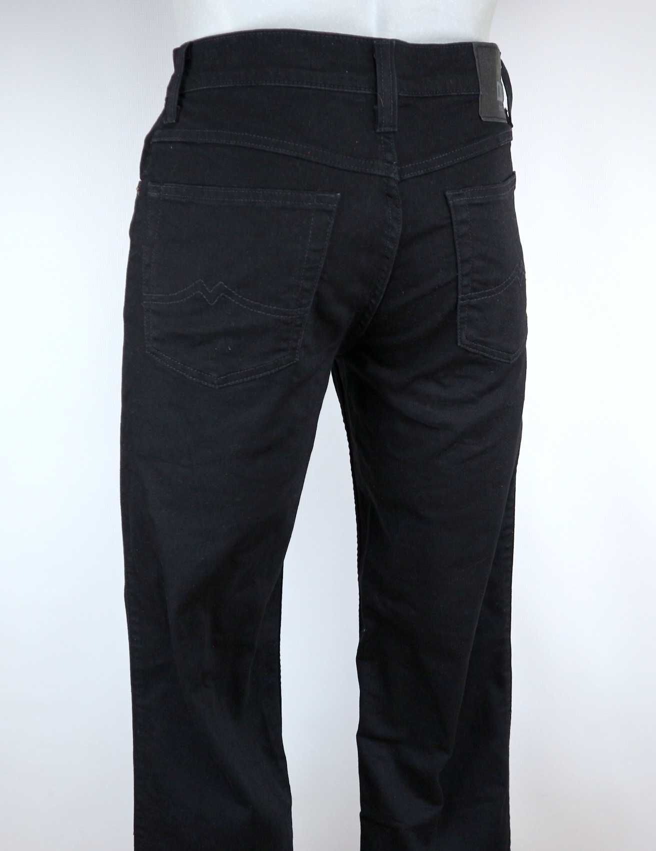 Mustang Idaho spodnie jeansy czarne W32 L32 pas 2 x 42 cm