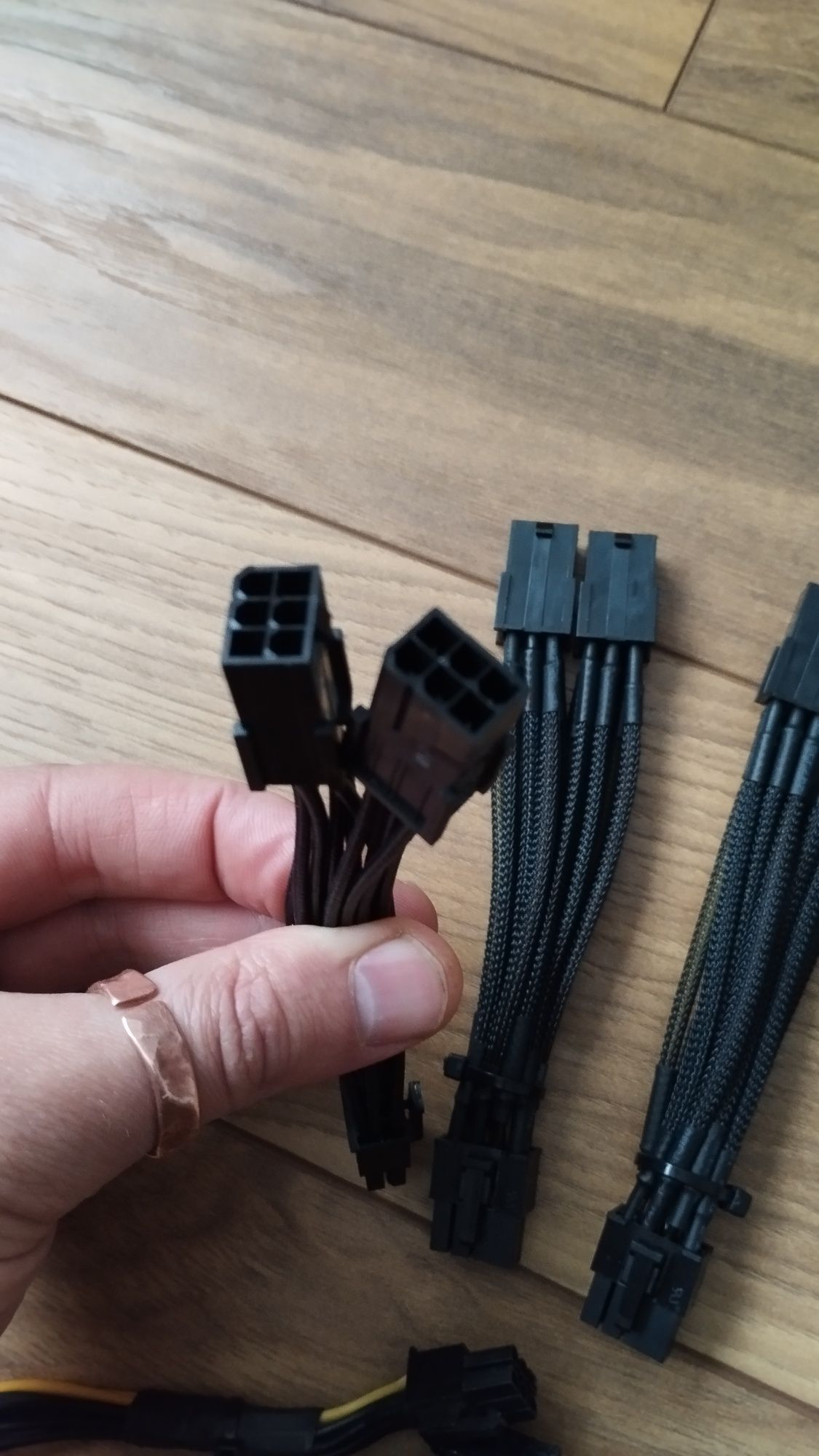 Kabel PCI-E GPU 6-Pin 6pin 6+2 pin 8pin rozdzielacz
