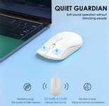 Rato wireless bluetooth, recarregável. Design ultrafino e elegante.