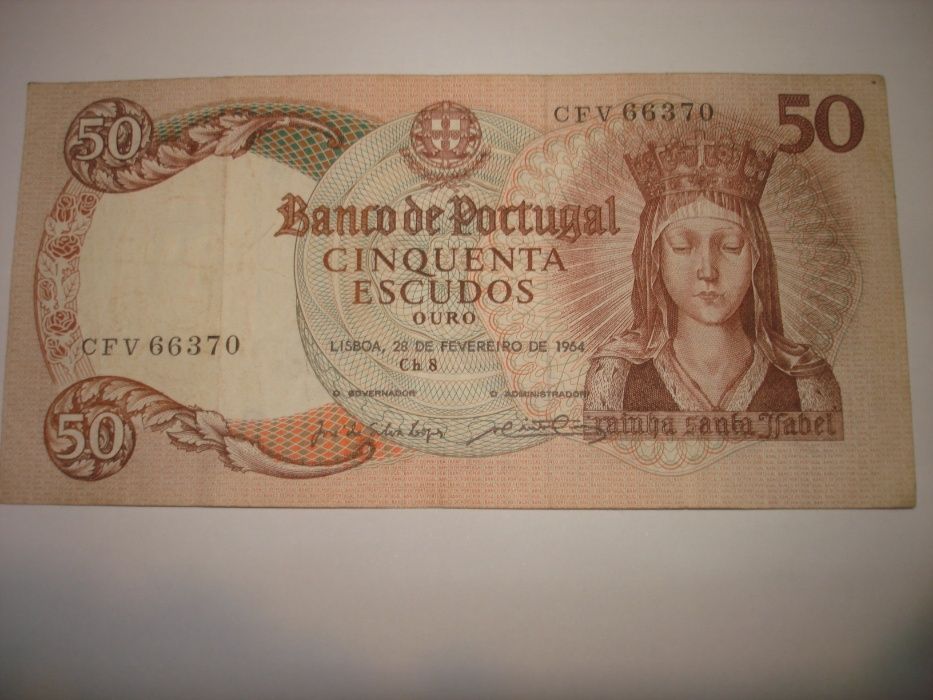 Vendo Notas de Cinquenta Escudos muito baratas