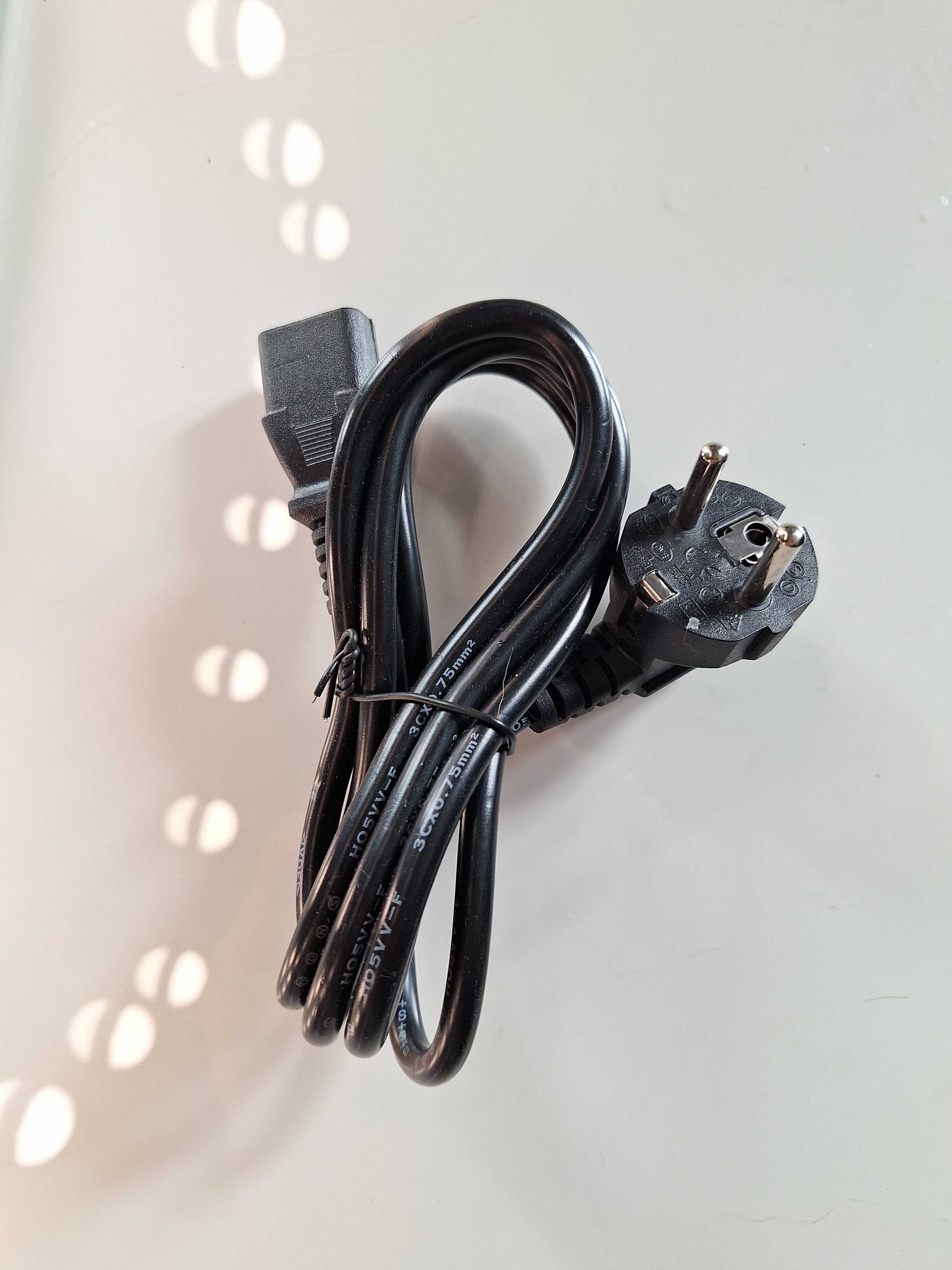 Kabel Zasilający 3Pin 1,5M Komputer | Monitor | Drukarka