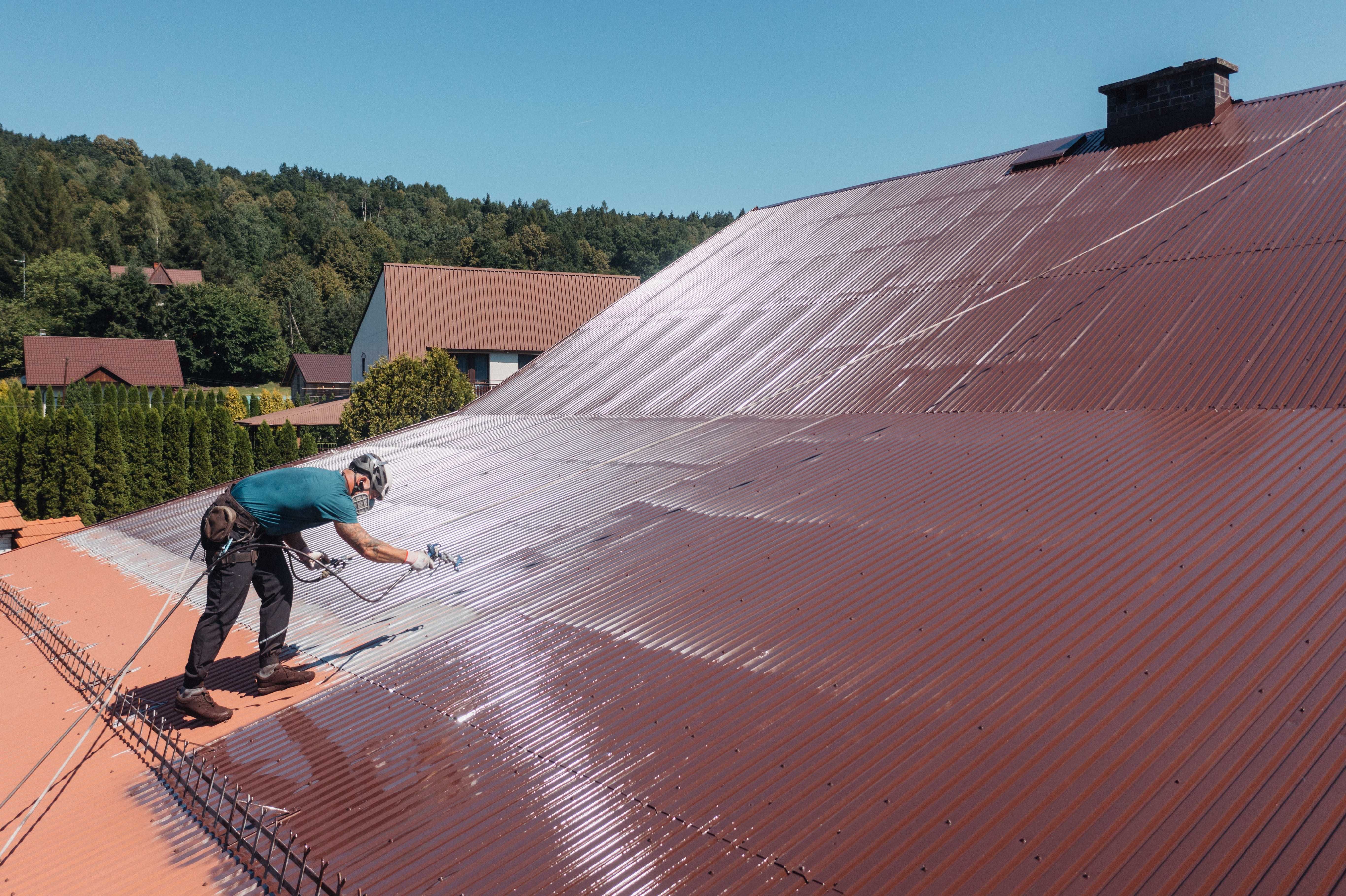Profesjonalne Malowanie dachu z blachy oraz dachówki-Pisemna Gwarancja