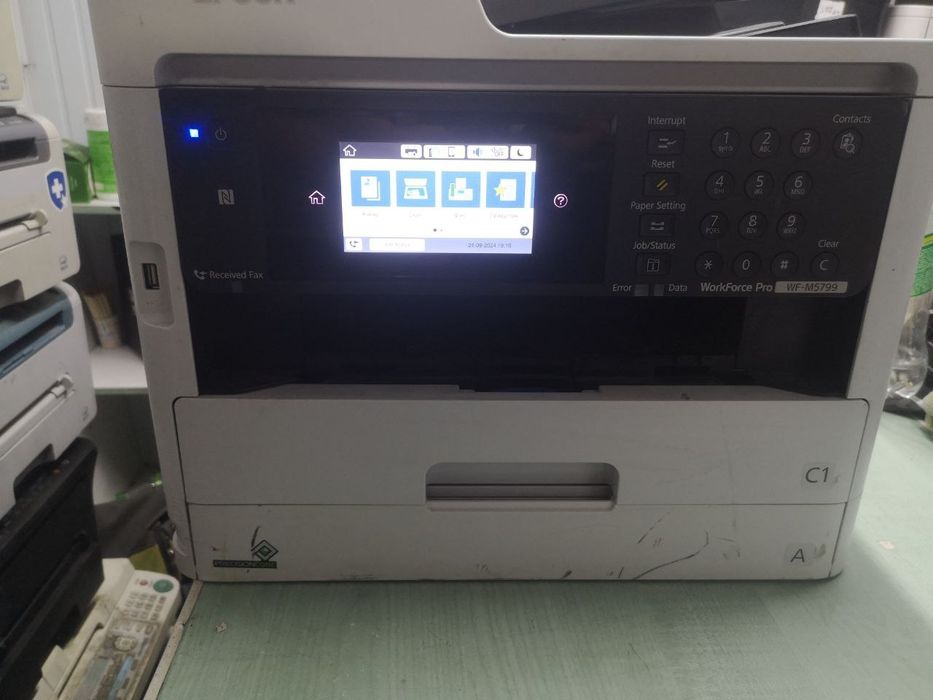 БФП, Epson WorkForce Pro WF-M5799, WiFi,принтер струйний без катреджу