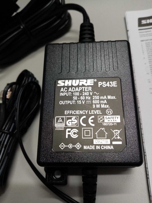 Fonte de Alimentação Shure PS43E