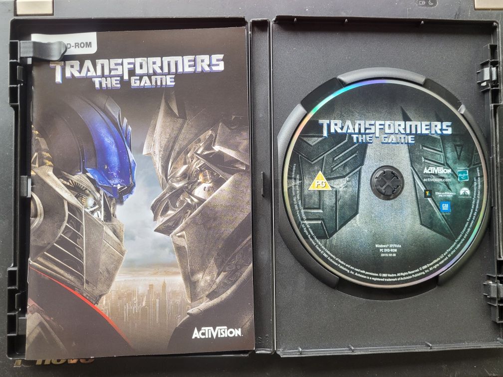 PC DVD-ROM Transformers The Game 2007 Hasbro