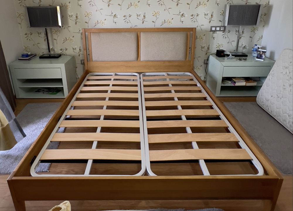 Cama de casal com colchões individuais