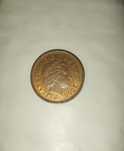 Монета Єлизавети ІІ, one penny Elizabeth II P.G. REG F. D
