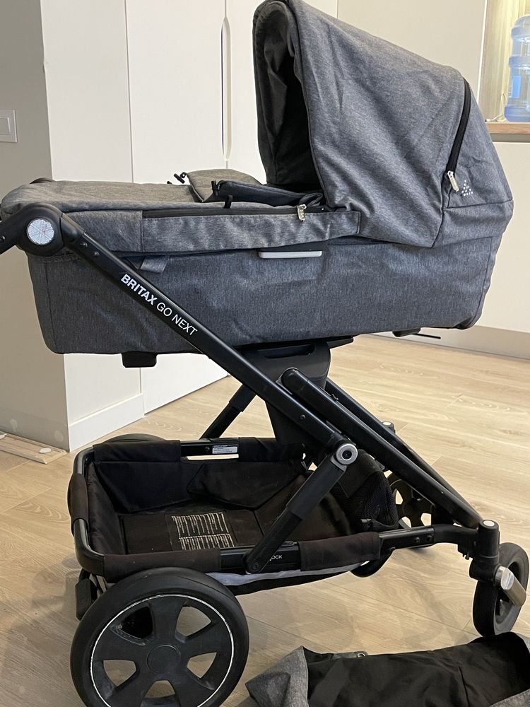 Детская коляска britax go next 2 в 1 от рождения до уверенного пешеход
