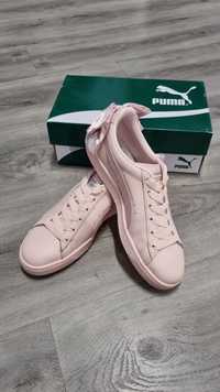 Buty NOWE puma Basket Bow Wn's pudrowy  róż Róż 38 1/2