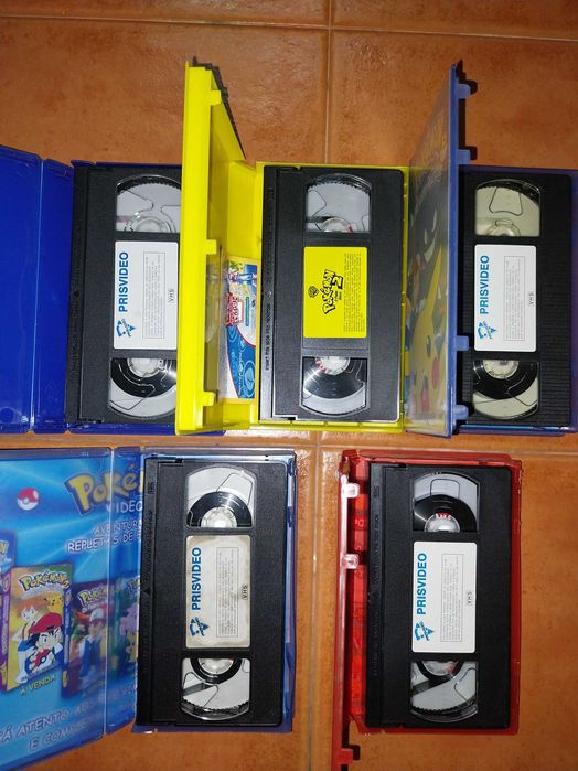 Pokemon - 5 Cassetes VHS