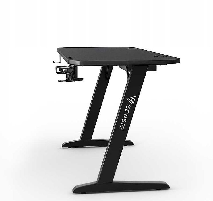 Biurko Komputerowe Gamingowe do Komputera 140x60x75+Akcesoria Gratis