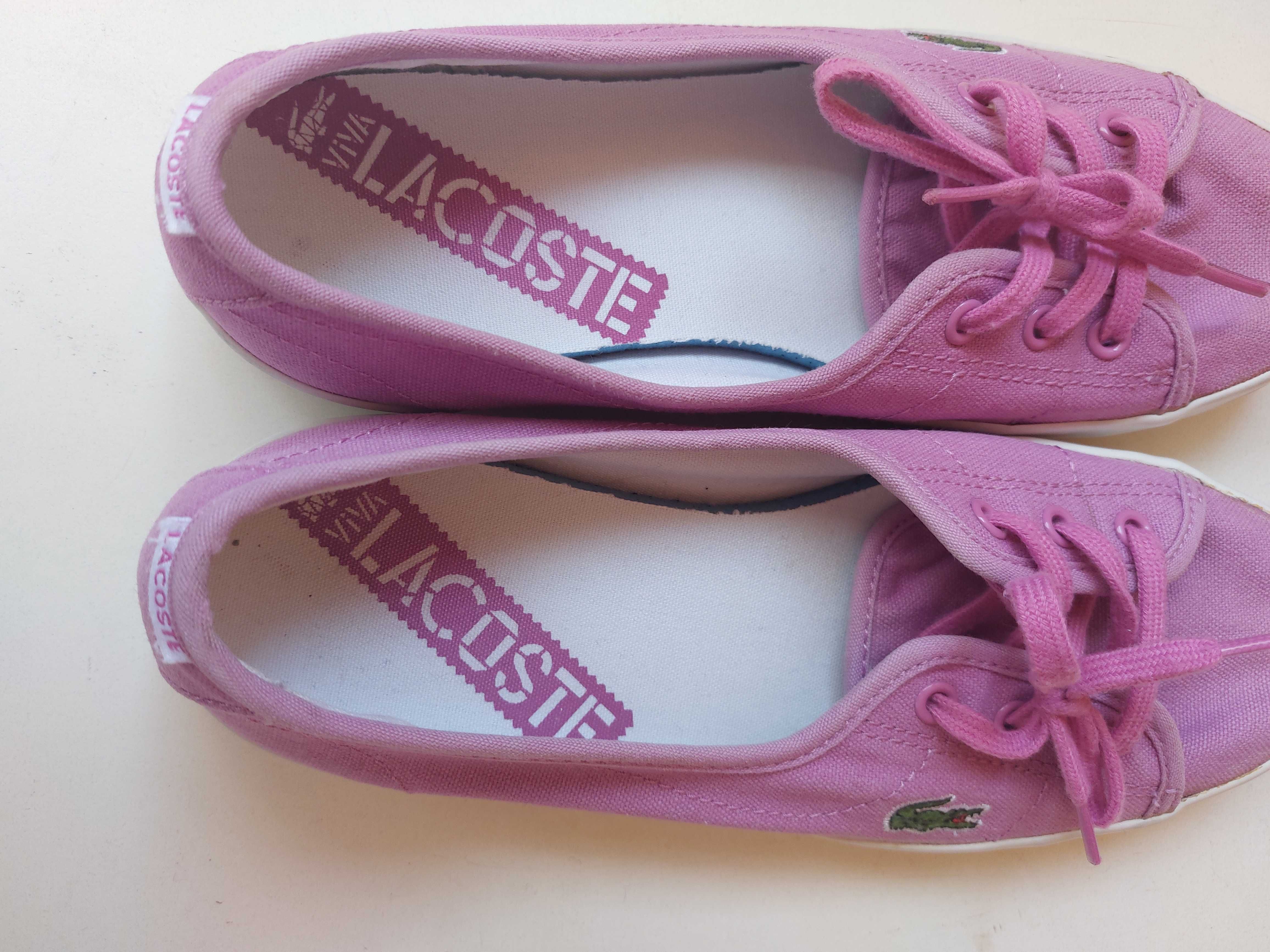 Кеди, мокасини Lacoste, 38 розмір