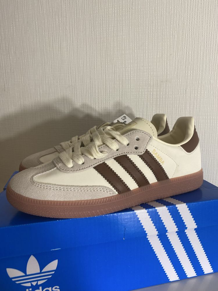 Adidas Samba OG Cream White Preloved Brown 37 1/3 kremowe brązowe 1447