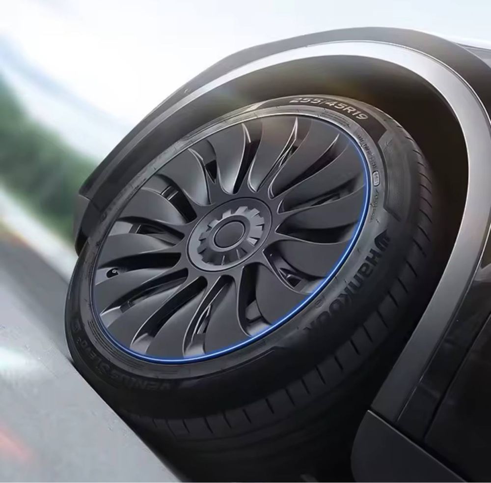 Ковпаки, комплект колпаки Tesla model Y r19 турбіни, Performance