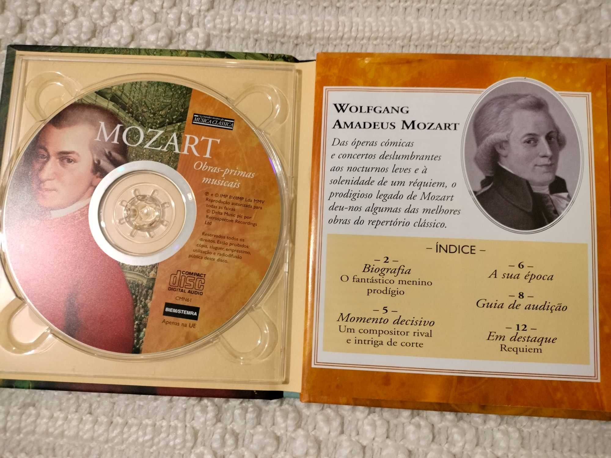 Conjunto de 3 CDs de Música Clássica