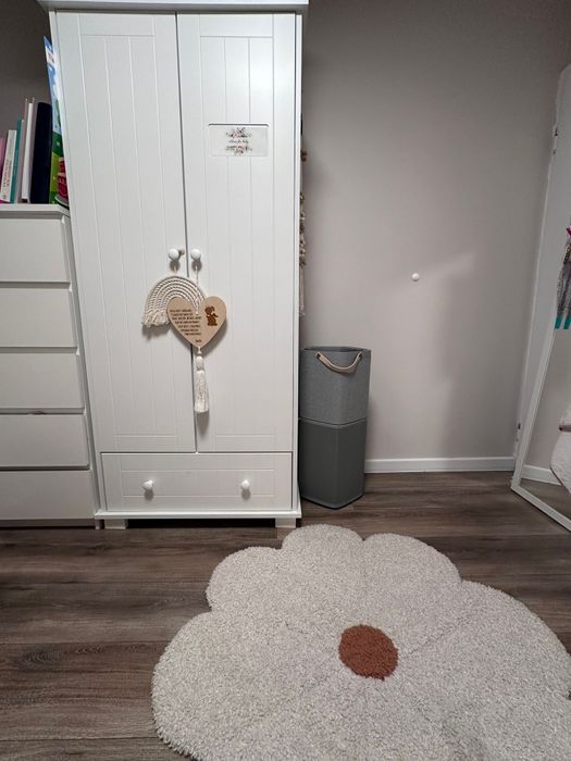 Zestaw 3 : łóżeczko z szufladą + komoda z przewijakiem +szafa