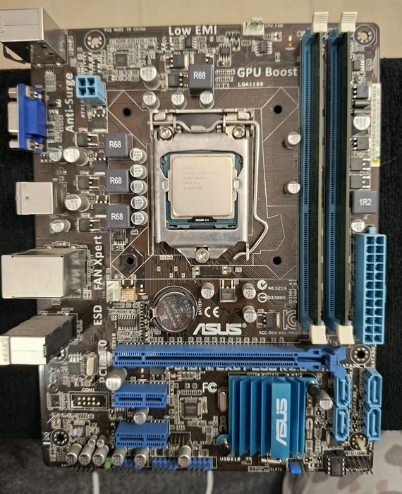 Motherboard asus P8H61-M LX3 PLUS R2.0 e processador I7 3770 com 8 g d