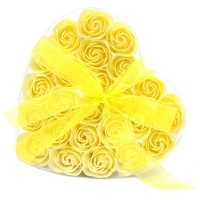 Set de 24 flores de Sabão - rosas amarelo