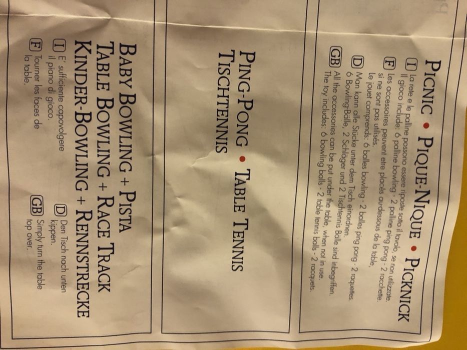 Mesa chicco multiusos presente NATAL