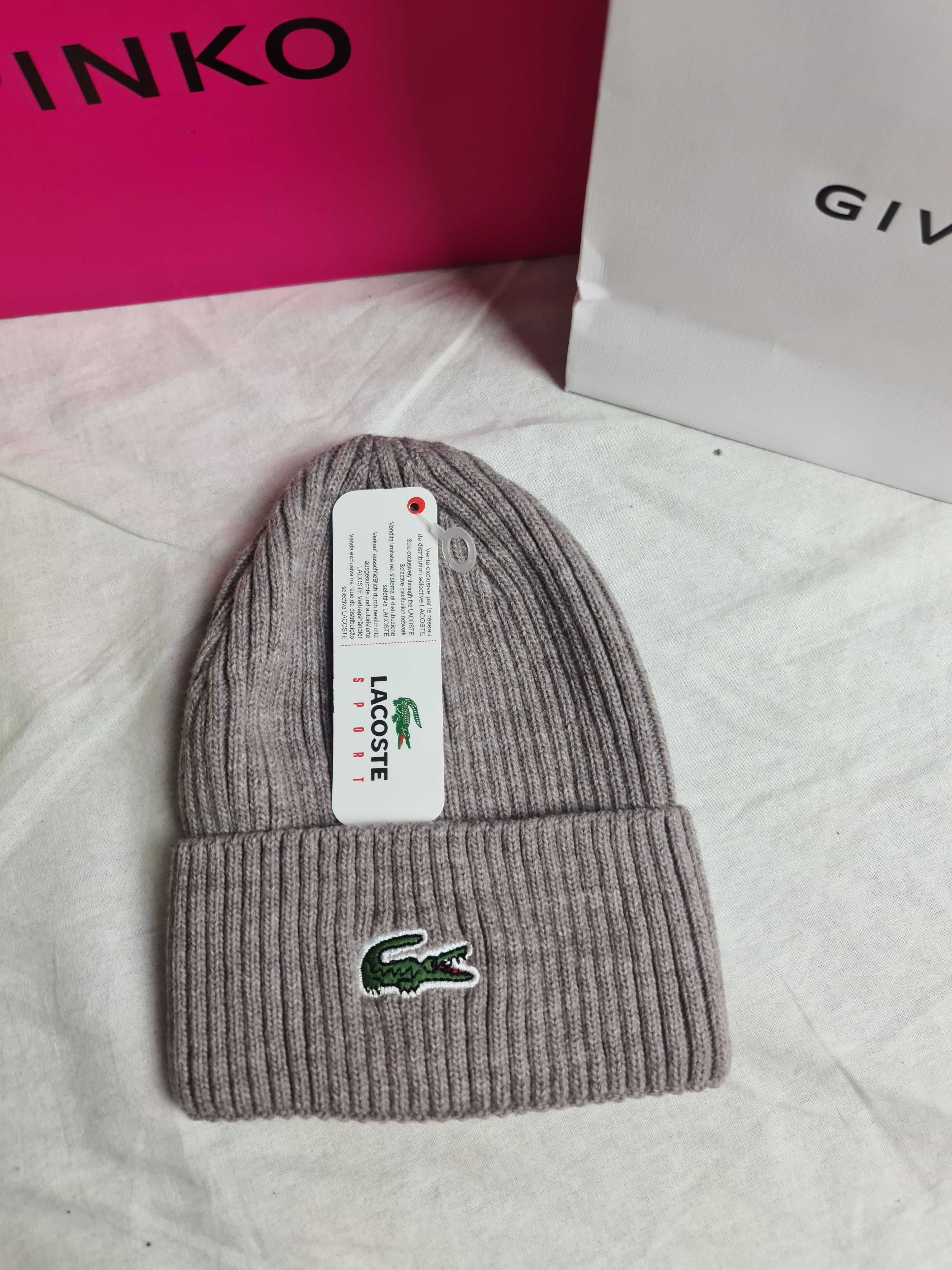 Czapka czapki zimowe męskie  damskie Boss Gant premium Lacoste