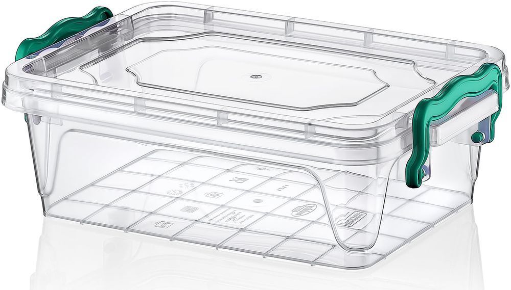 pojemnik plastikowy 1,2l prostokąt multi box z pokrywką