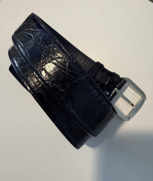 Ремень Stefano Ricci кожа крокодила