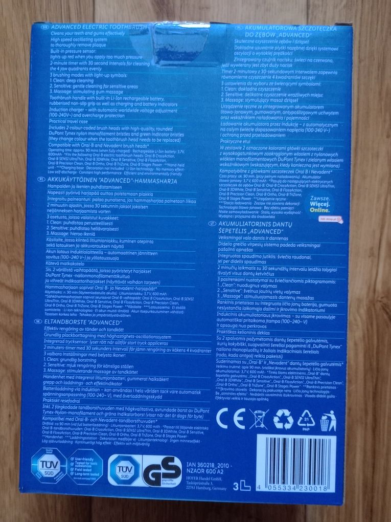 Sprzedam NOWĄ akumulatorową szczoteczkę do zębów, Nevadent!