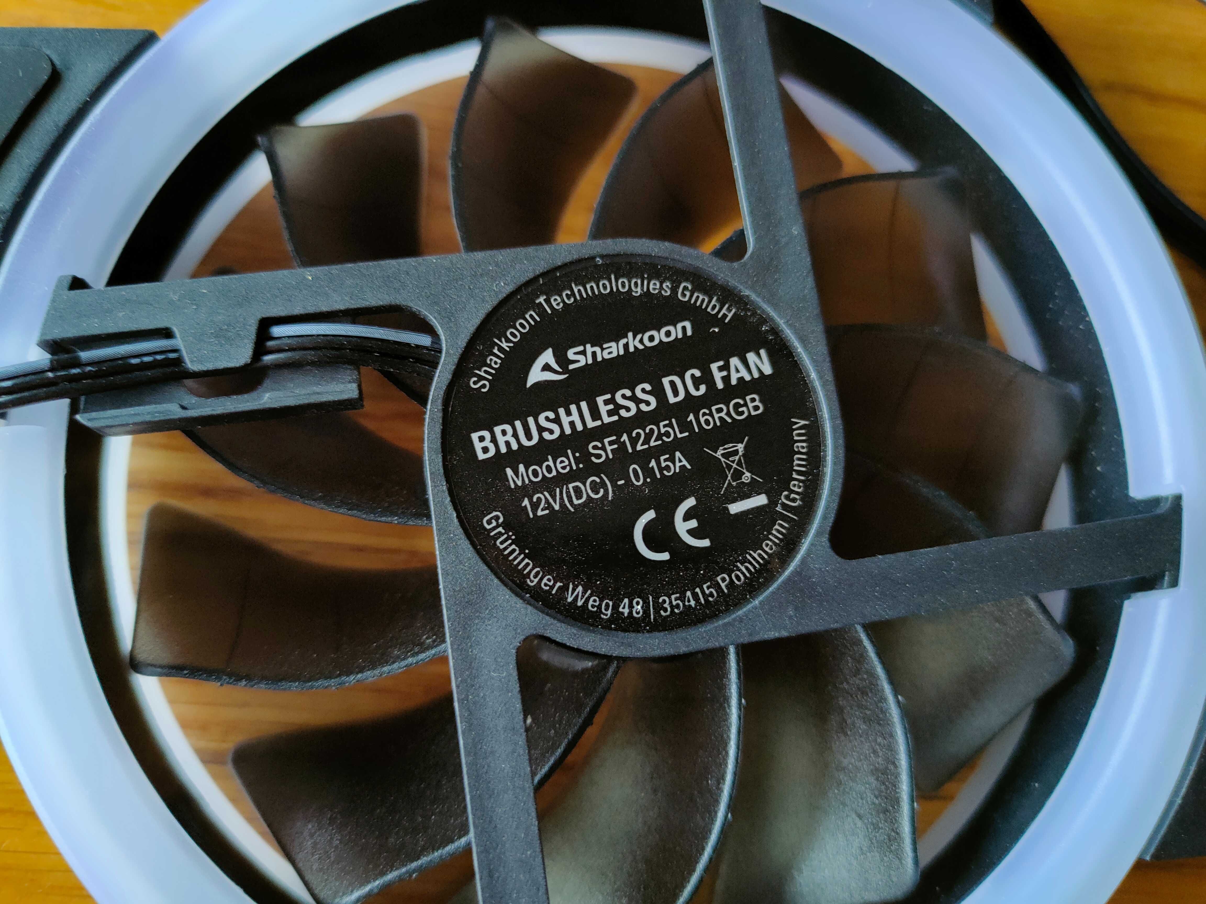 Wentylatory Sharkoon Brushless DC fan (5 sztuk)
