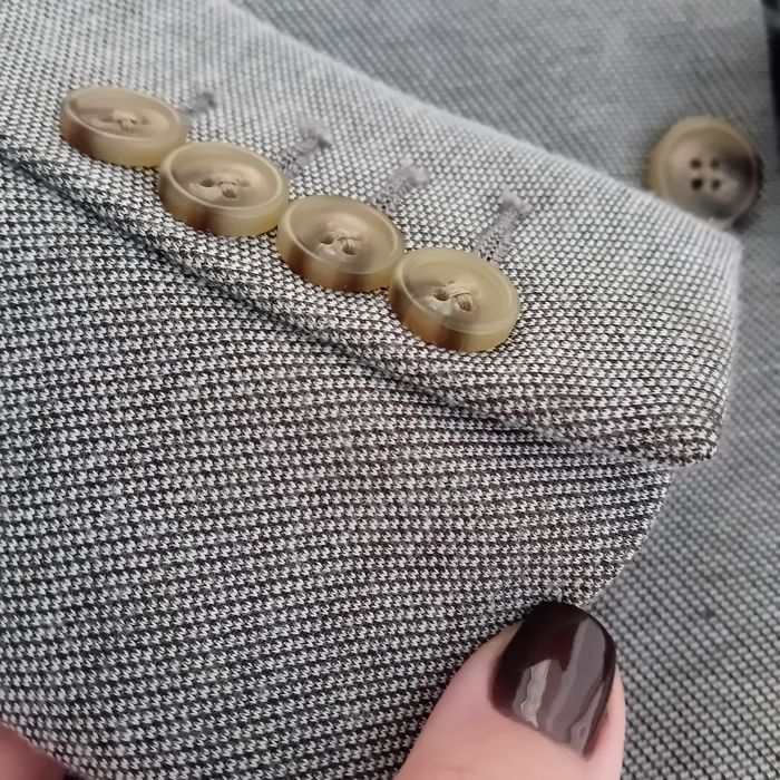 River Island marynarka na 11 lat piękna melanż szary
