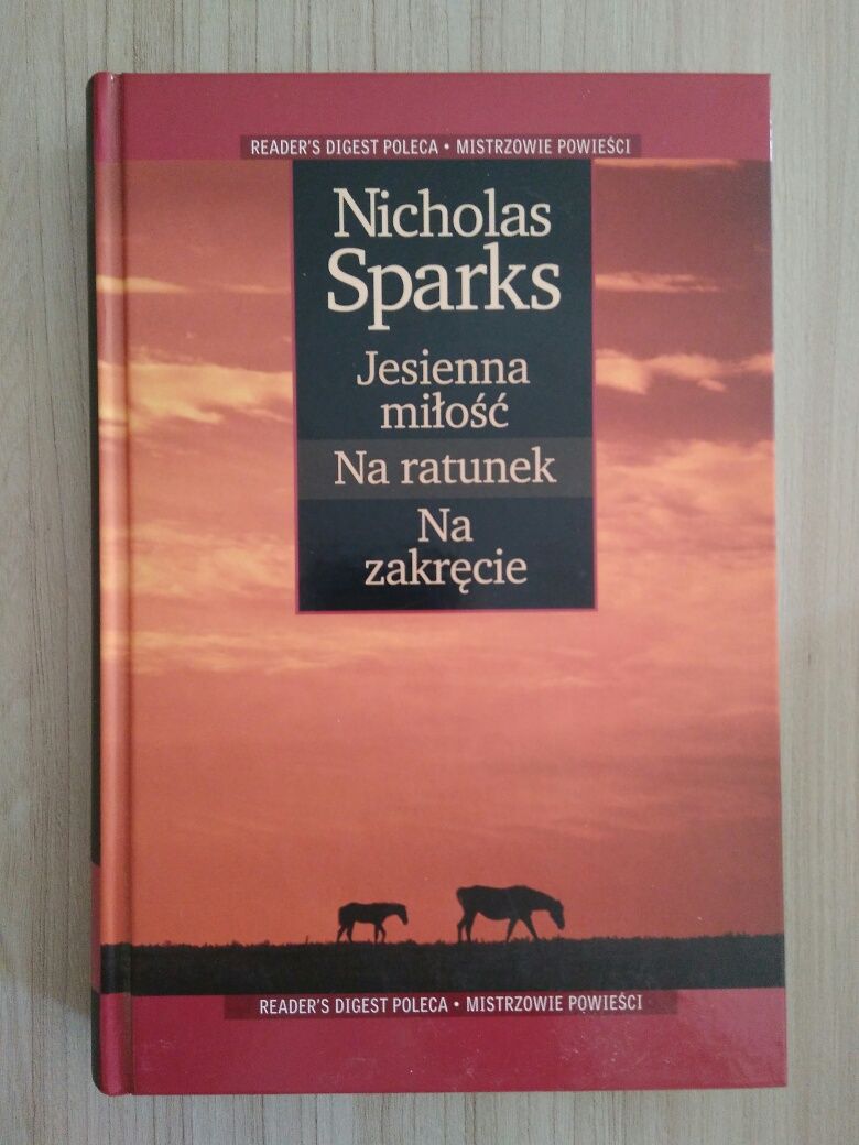 Książki Readers Digesta: Sparks, Roberts, Deaver.