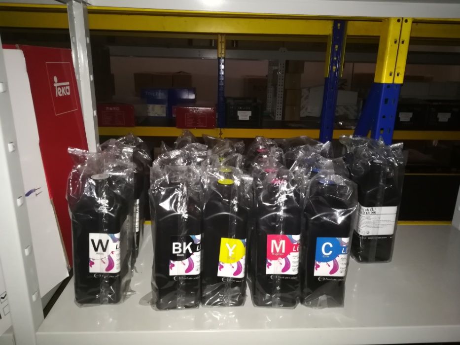 Tinta UV BK/Y/M/C/W