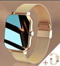 Złoty Zegarek SmartWatch + pasek silikonowy

w zestawie