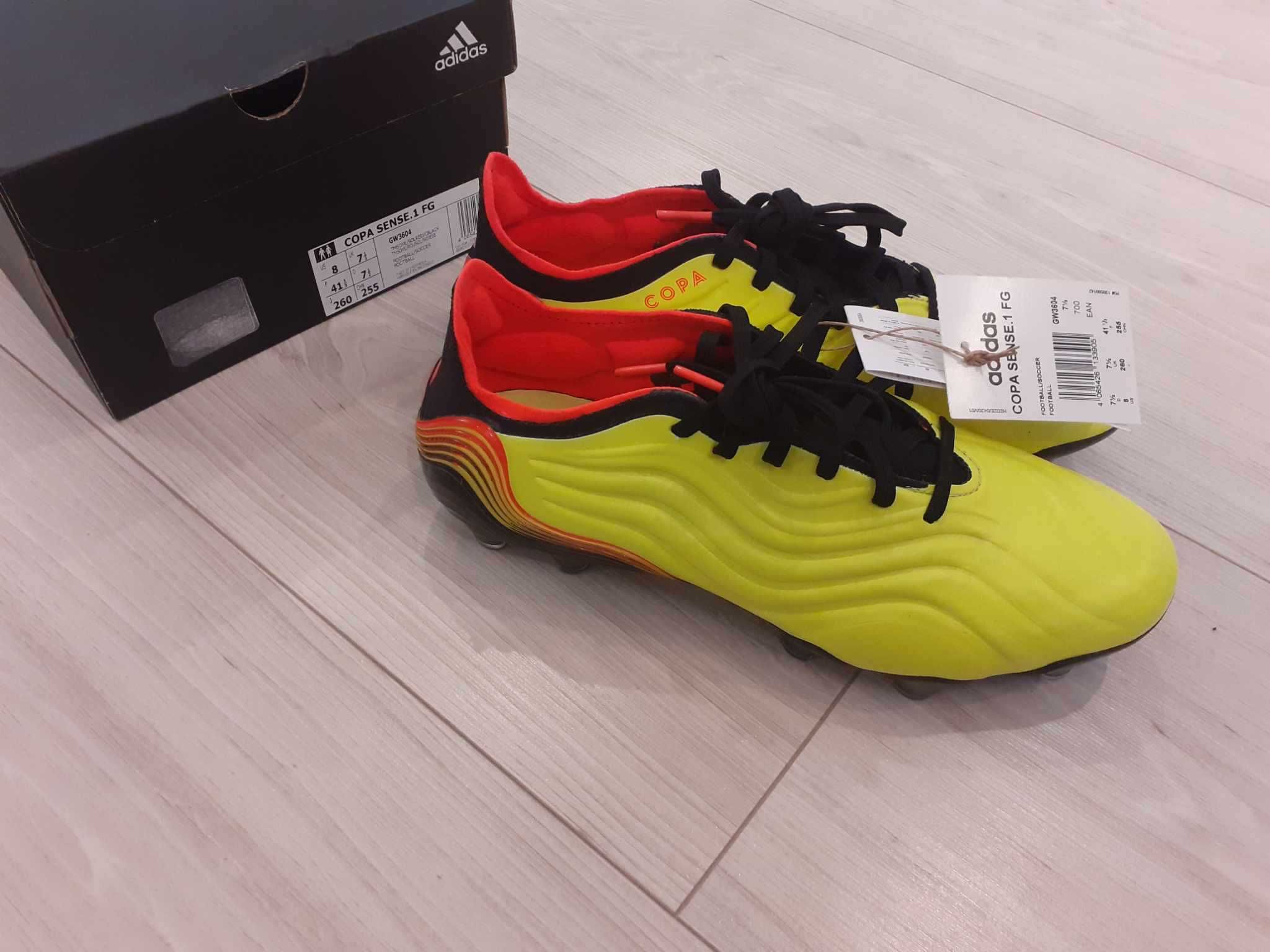 Profesjonalne buty piłkarskie korki adidas Copa Sense.1 FG r. 41 1/3